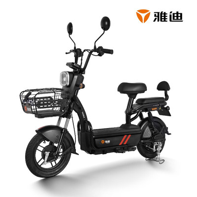 17日0點(diǎn):雅迪(yadea)輕電動(dòng)摩托車電動(dòng)車新款輕途成人助力車20AH代步車電瓶車 60V20AH(新油光黑)